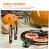HANABASS 6pcs Portable Pirate Telescopes Retractable for Theme Parties Cosplay and Carnival Decorations Lightweight and Design for Teens view 4
