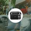 Portable AM FM SW Radio Player, Speaker, Compact and Lightweight for Fishing, Camping, Music Playback with USB, TF Card (US Plug) view 4