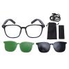 AI Translation Glasses, 118 Languages Real Time Multilingual Support Clear Lens, for Men Women, for Travel Meeting Trade Business view 1