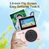 5K Digital Camera 75MP with 3 Flip Screen, 18X Zoom WiFi Vlog Camera for, Macro Auto Focus & Flash, Portable Travel Camera for Beginners view 2