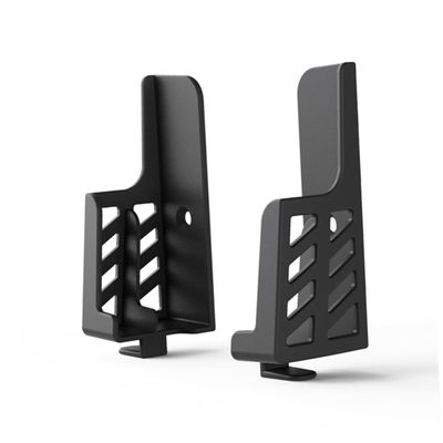 Lurrose Tablet and Mobile Phone Wall Bracket Wall-Mounted Phone Holder Adjustable Tablet Stand Black
