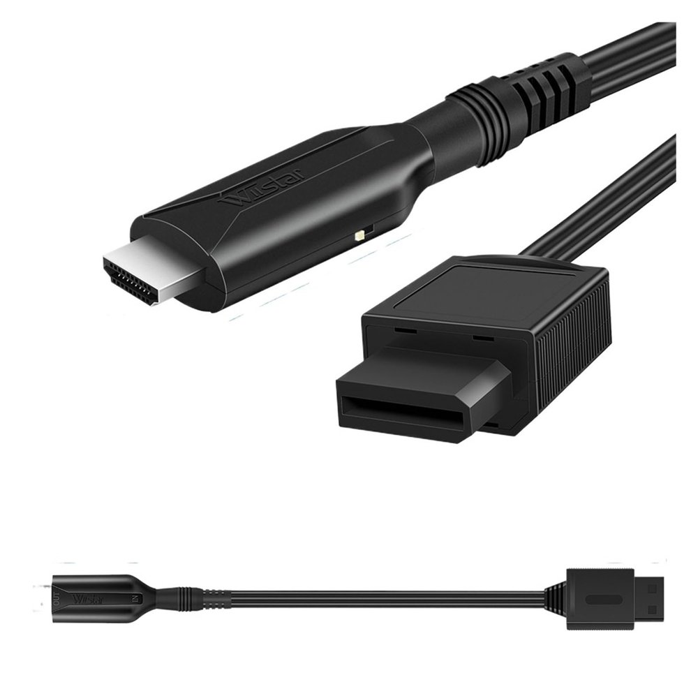 FGXBBRY Full HD 1080P WII to HDMI Adapter Converter Wii2HDMI Video Audio Converter Cable for PC HDTV Monitor Display