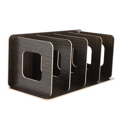 DIYEAH 1pc Desktop CD Storage Box Stylish Organizer Rack for Disc Durable and Lightweight Files Container for Office and Home Neat Design for Efficient Storage