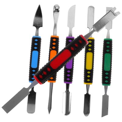 ARTSEWPLY 6-Piece Stainless Steel Phone Opening Pry Tool Set for Laptop and Tablet Repair Double-End Spudger Kit Sturdy Design