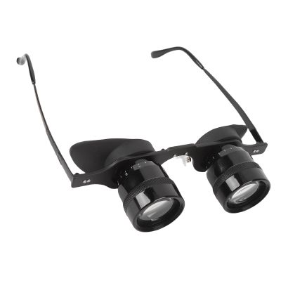 Hands Binocular Glasses for Fishing, 10x Zoom Opera Glasses HD Magnification with Coating, Independent Eye Focus & Anti - Glare