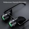 Hands Binocular Glasses for Fishing, 10x Zoom Opera Glasses HD Magnification with Coating, Independent Eye Focus & Anti - Glare view 2