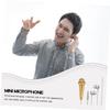 BESPORTBLE 4pcs Microphone Small Portable Phone Microphone for Singing Podcasting Interviews Video Blogging Easy to Use Smartphone view 3