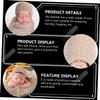 BESPORTBLE 1 Set Blanket with Hat Newborn Swaddle Photography Prop Soft and Breathable Blanket for view 2