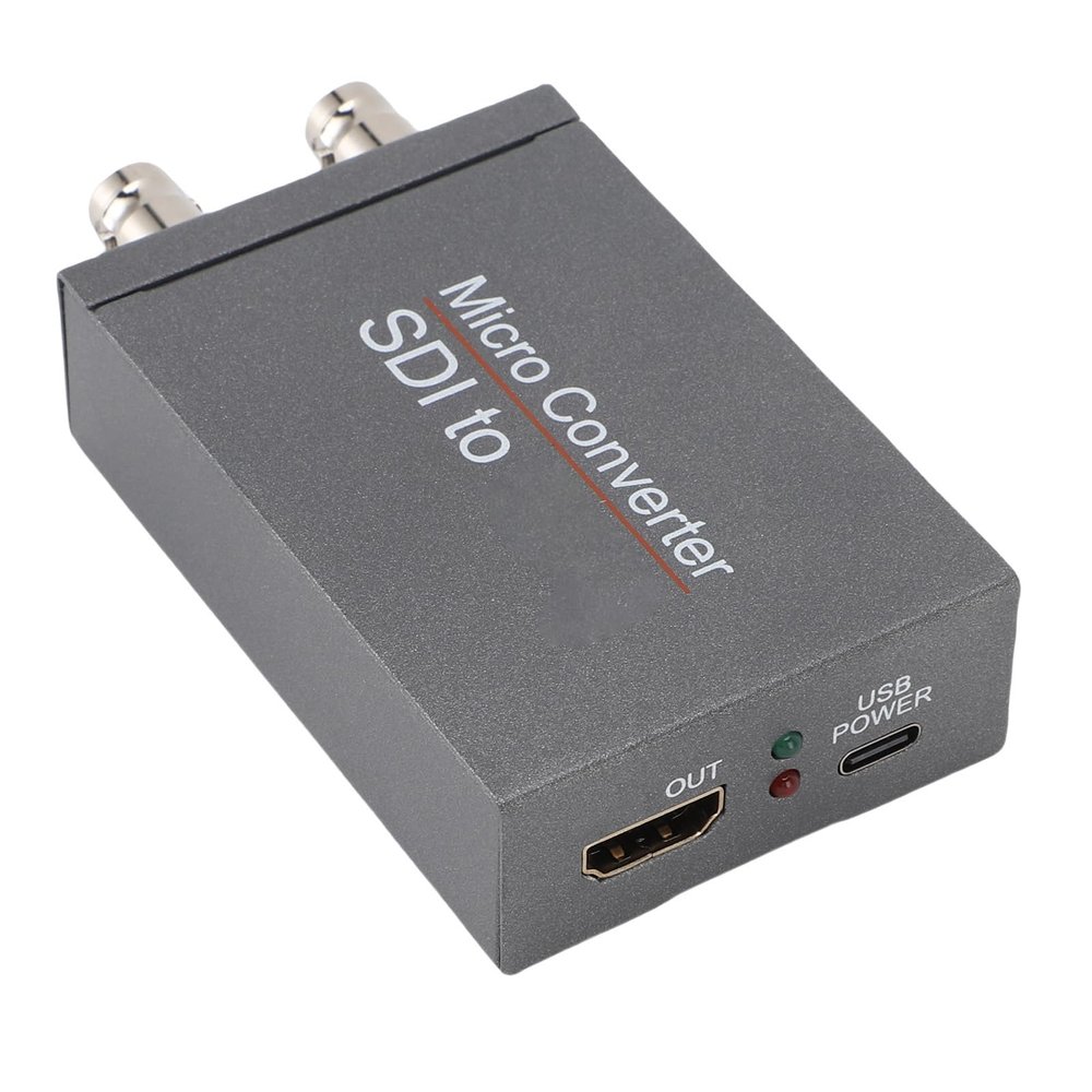 SDI to HDMI Converter, SDI to HDMI Video Audio Converter with USB Cable, SD SDI HD SDI to HD Multimedia Interface Audio Embedder for Camera Home Theater