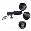 Lurrose 1PC High Sensitivity Interview Microphone for DSLR Camera Camcorder Dual Head Mic with Long Standby for Vlogging Easy to Fix with Standard Hot Shoe for Filmmakers and Photographers view 4