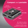 GE 2-Device 8K HDMI Switch, HDMI 2.1, Supports 8K@60Hz & 4K@120Hz, Dolby Atmos, HDCP 2.2, LED Indicator, USB-C Powered, Premium Aluminum Housing, 81660 view 3