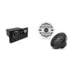 Fusion MS-RA670 Apollo Source Unit w/Clarion CMS-651-CWB 6.5-inch Coaxial Marine Speakers (Includes White & Black Classic Grilles) view 1