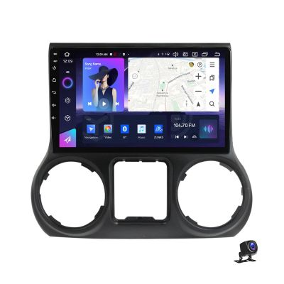 Plusfish Android 13 Car Stereo 9 Inch Touchscreen Radio for Jeep Wrangler 2011~2016 Navigation MP5 Player Support 4G/WiFi/FM/SWC/DSP/Android Auto/Carplay,NF6