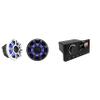 KICKER 51MSC654 - MSC 6.5-Inch Premium Marine 4-Ohm LED Coaxial System, Pair, Bundled with MS-RA670 Apollo Marine Receiver view 1