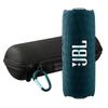 JBL FLIP 7 (Blue) Waterproof Portable Speaker Bundle with X-Halo Hardcase (Black) view 1