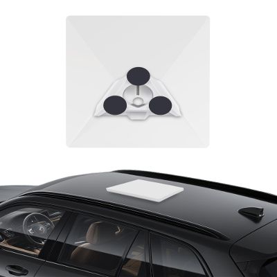 Foboull Starlink Mini Adapter Magnetic Kit - 36kg Strong Pull Force, 6mm Ultra-Thin, 3 Magnetic Arrays for Car/RV/Truck/Boat Roof, Anti-Scratch Rubber Coated