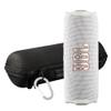JBL FLIP 7 (White) Waterproof Portable Speaker Bundle with X-Halo Hardcase (Black) view 1