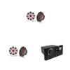 Kicker (2 Pair) KM65 6.5-Inch (165mm) Marine Coaxial Speakers with 3/4-Inch Tweeters, LED, 4-Ohm, Charcoal and White Grilles, Bundled with MS-RA670 Apollo Marine Receiver view 1