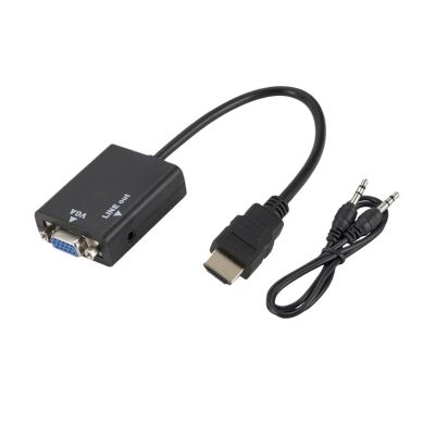 LINGQE Grwibeou HDMI-Compatible to Adapter Cable Digital to Analog 1080P Video HDMI to Converter for Projector HDTV PC