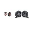 Kicker 45KM654L 6.5" LED Marine Speakers Bundled with Rear Speaker Pods Compatible with 2021-2025 Bronco 2-Door view 1
