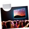 Lurrose Portable Wall Screen for Projectors Projection Cloth Durable Crease Design for Home Theater Conferences and Entertainment Easy to Install with Double Sided Tape view 2