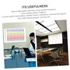 Lurrose Portable Wall Screen for Projectors Projection Cloth Durable Crease Design for Home Theater Conferences and Entertainment Easy to Install with Double Sided Tape view 3