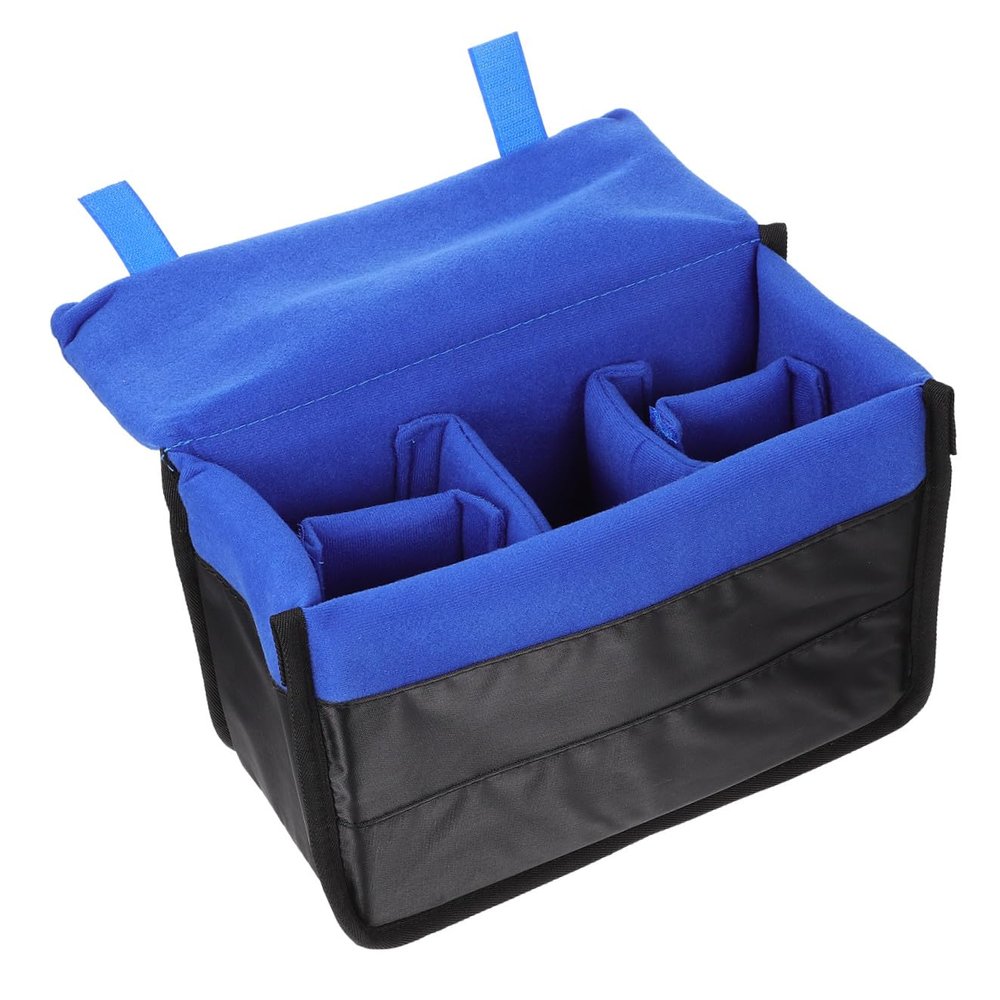 Angoily 1Pc Camera Storage Pouch Capacity Photography Accessory Easy Open Design for Outdoor Travel Comfortable Wear Durable