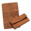 DIYEAH 2pcs Retro Card Storage Case Compact Pu Memory Card Holder Travel-Friendly Organizer view 1
