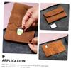 DIYEAH 2pcs Retro Card Storage Case Compact Pu Memory Card Holder Travel-Friendly Organizer view 4