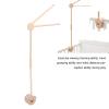 Crib Mobile Arm Wooden Holder, Multi Functional Bed Bell Support, and Rotatable, Genuine Beech Wood Material, Compatible with Various Bed Decorations, Promotes view 3