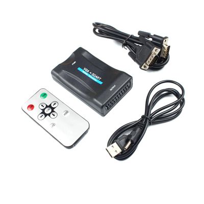 STOBOK to Scart Adapter Converter for Connecting Computers to Scart Tvs No Driver Needed Supports and Systems for and Gaming