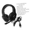 DIYEAH 1pc Wired Gaming Headset with Microphone Headphones for Laptop Soft Cushioned Ear Pads Stylish Design for Gaming Sessions view 2