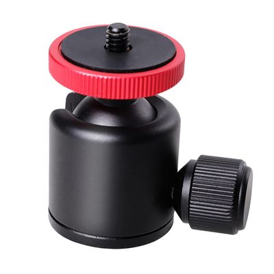 Angoily Thread Mount Ball Head for Camera Tripod Durable DSLR Mount Stand Compatible with Screw Devices Camcorders LCD Monitors and Microphones