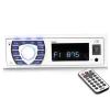 Pyle PLRMR23BTW Single DIN Bluetooth Marine MP3 AM/FM Stereo Receiver, Cover, 4-Channel Amplifier w/Kit, 2X 6.5 200W Full Range 2-Way Waterproof Speakers, 2X 6x9 260W Outdoor Speakers, Antenna view 2