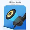 AMAKO USB Headset with Mic:Single Sided Office Gaming Headphone for PC Laptop,Volume Control and Mute view 4