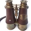 6-Inch Antique Solid Brass Binocular with Brown Leather and Adjustable Strap  Nautical Vintage Design for Travel, Bird Watching & Collectors, view 3