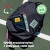 Topo Designs Accessory Bags, Travel Organizer Accessories for Smaller Items, Durable Storage Pouch, 3 Sizes, Fully Lined Pack Cloth (Medium, Black/Black) view 4