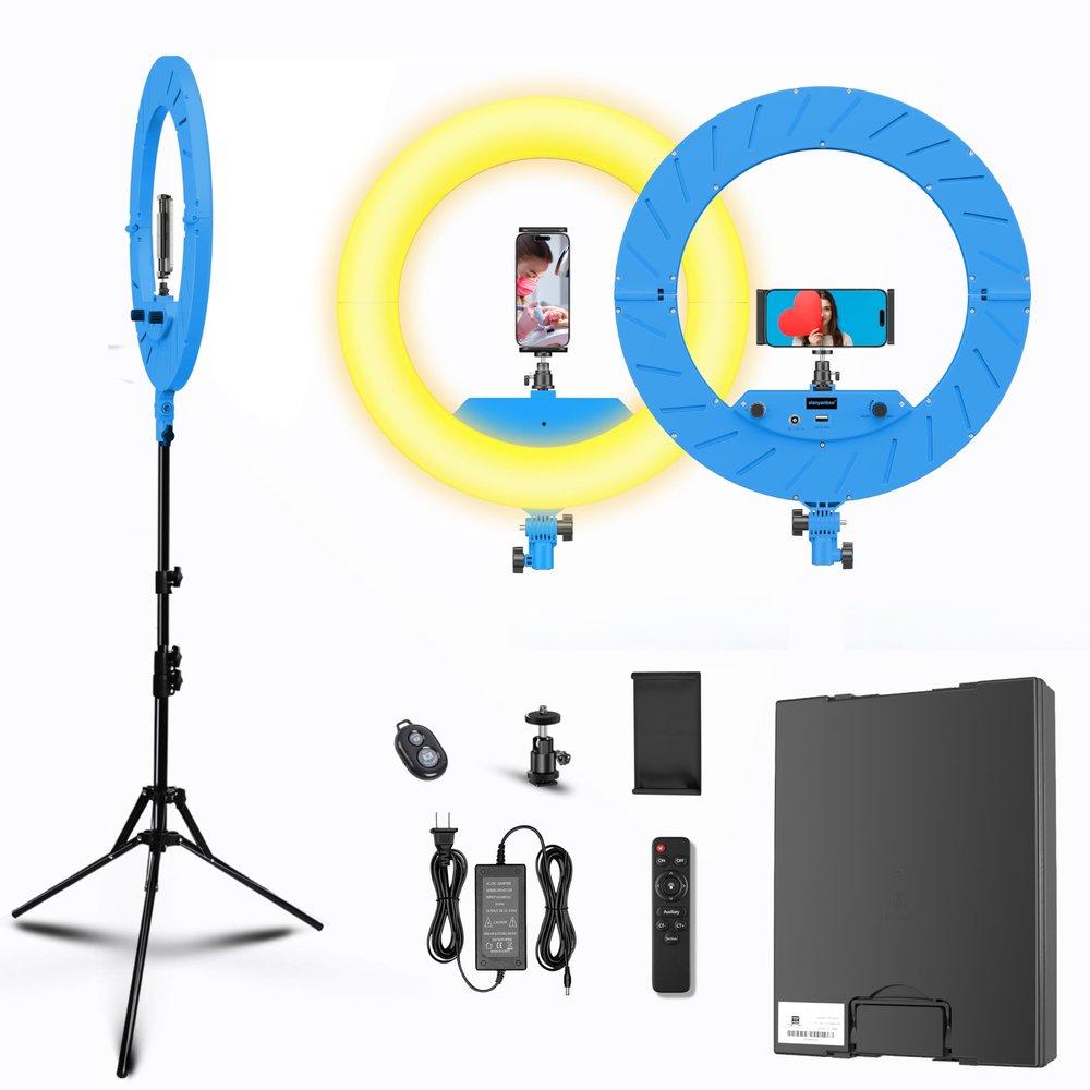 18 inch Ring Light Kit (Maya Blue)