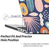 FFBOFFC Compatible with 2025 2021 MacBook Pro 16 inch Case Hard Shell Laptop Cover for 16-inch MacBook Pro Model A2485 A2780 A2991 A3403 A3186 M4 M3 M2 M1& Keyboard Skin, Abstract Blue view 3