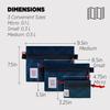 Topo Designs Accessory Bag (Micro, Navy/Navy) view 2