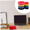 DIYEAH 6rolls Reusable Hook and Cable Straps Cord Organizer for Home Office and -coded for Easy Identification view 4