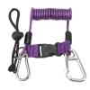 ZJchao Hooks Diving Outdoor Climbing, Stainless Steel Flexible Diving Hook with Archery Storage Box Cover Buckle for Sport Fishing Purple view 4