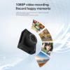 Mini Keychain Camera, Mini Digital Camera, 1080P Retro Camera with 32GB Card, Wide Angle Lens, LED Flash Light, Nostalgic Photos, Great Gift Idea, Black (Black) view 4