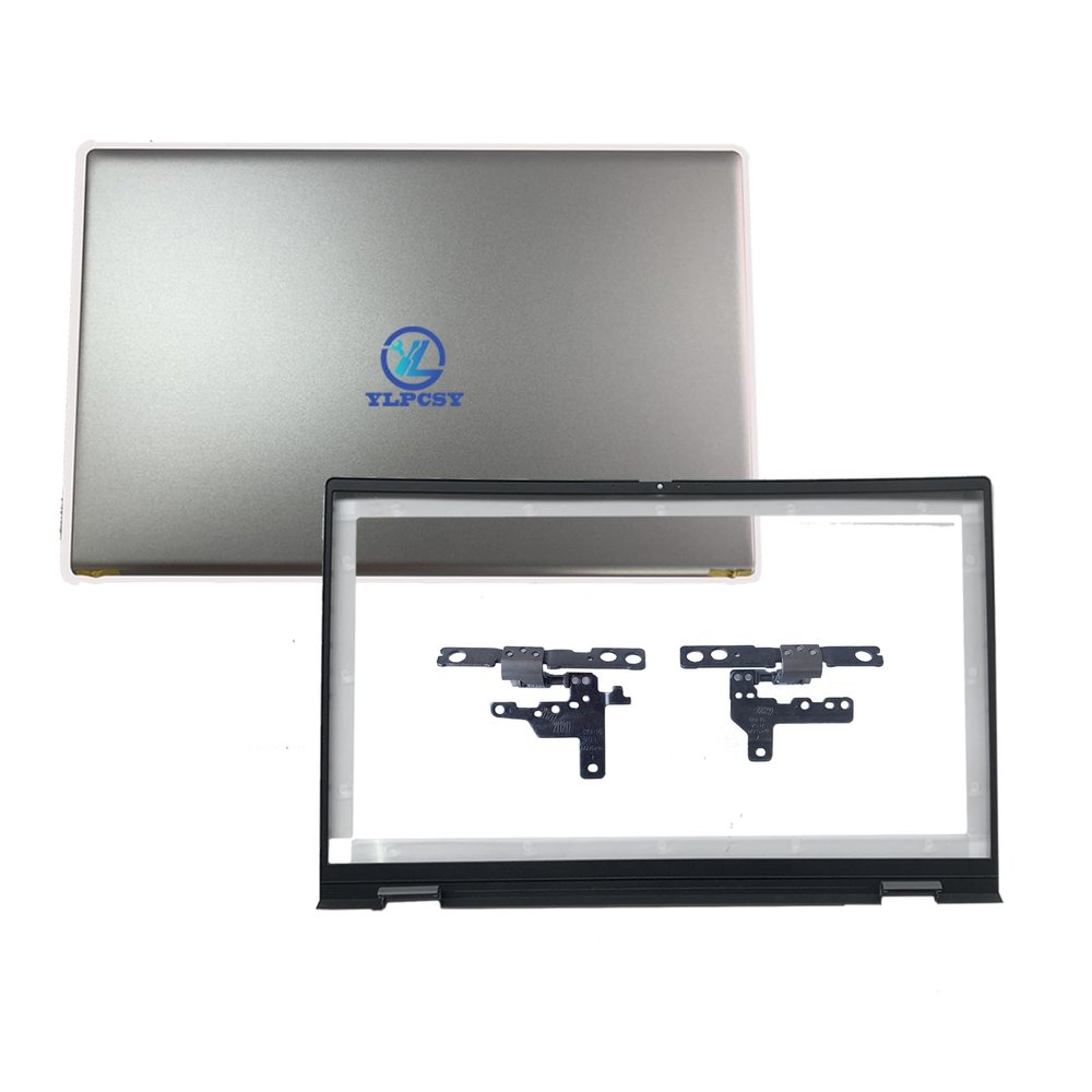 0CHFVW 05WK5X Replacement Laptop LCD Back Cover Top Case Rear Lid with Hinges and Front Bezel Frame for Dell Inspiron 15 5510 5515 5518