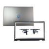 0CHFVW 05WK5X Replacement Laptop LCD Back Cover Top Case Rear Lid with Hinges and Front Bezel Frame for Dell Inspiron 15 5510 5515 5518 view 1