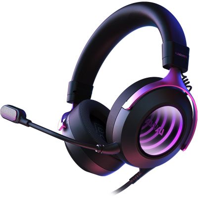ausounds USB-C/A Gaming Wired Headset,Planar Magnetic Drivers, 7.1 Surrounding Spatial Audio, Memory Foam,Abyss Lighting Effects, Lightweight Headphones Works on PC,PS5