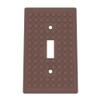 Building Brick Light Switch Cover Plate - Compatible with Standard Construction Blocks (Brown (Gold Shimmer)) view 1
