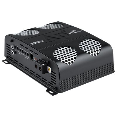 Audiopipe 1500 Watts Full Range Class D Mosfet Amplifier (APHF-1500D-H2), 4-Point Protection System, 2 Ohm, BTL Mode, Remote Bass Control Knob