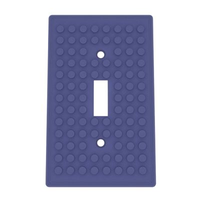 Building Brick Light Switch Cover Plate - Compatible with Standard Construction Blocks (Nebulae (Green Shimmer))