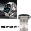 Compatible with WHOOP PEAK Bands with Case bands, Quick Release Stainless Steel Metal Strap with Folding Clasp Replacement Band Compatible with WHOOP 5.0 PEAK, LIFE MG, One, 4.0, 3.0 (Titamium) view 4